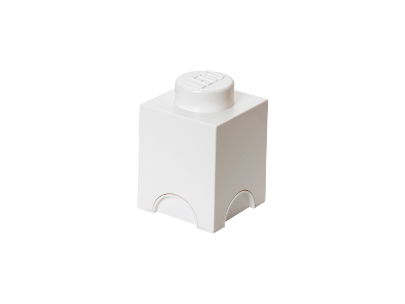 LEGO 40011735 Pojemnik na klocki 1x1 biały