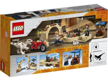 LEGO 76945 Jurassic World Atrociraptor: pościg na motocyklu