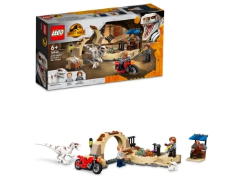 LEGO 76945 Jurassic World Atrociraptor: pościg na motocyklu