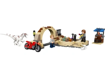 LEGO 76945 Jurassic World Atrociraptor: pościg na motocyklu