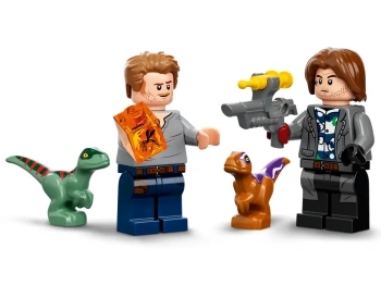 LEGO 76945 Jurassic World Atrociraptor: pościg na motocyklu