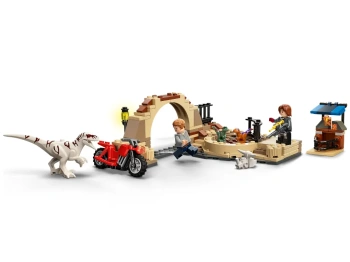 LEGO 76945 Jurassic World Atrociraptor: pościg na motocyklu