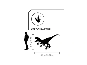 LEGO 76945 Jurassic World Atrociraptor: pościg na motocyklu