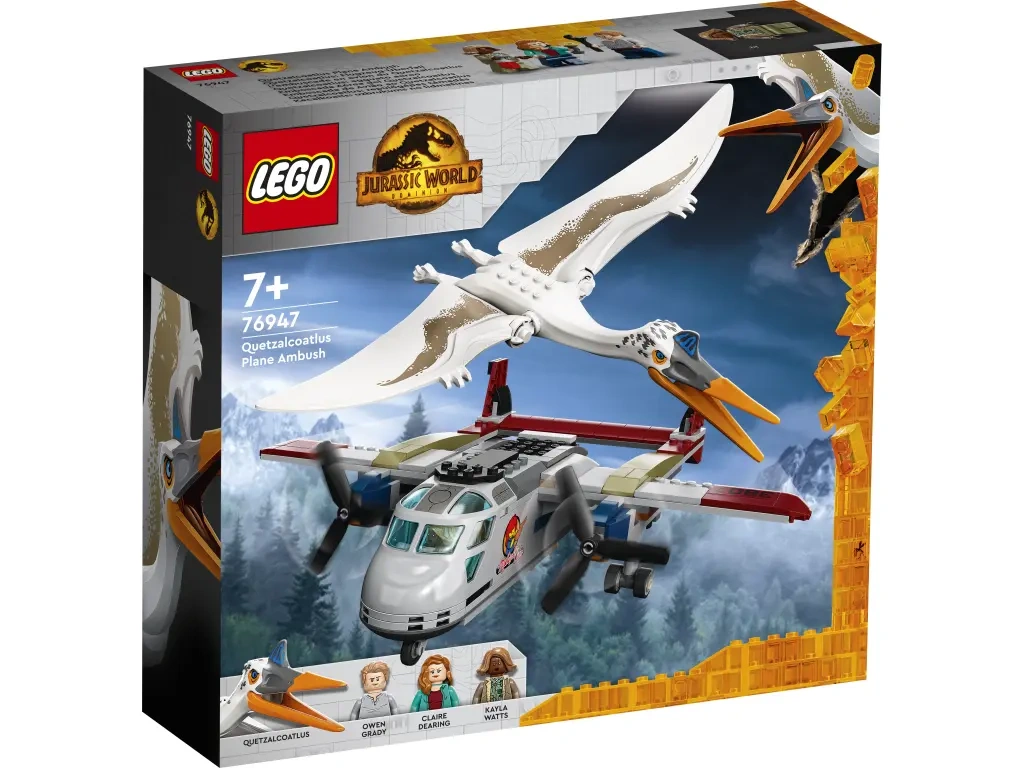 LEGO 76947 Jurassic World  Kecalkoatl: zasadzka z samolotem