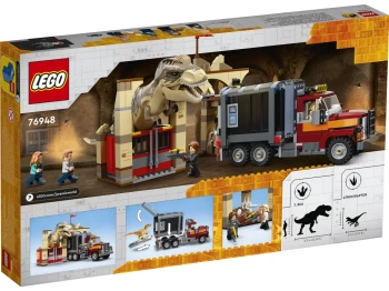 LEGO 76948 Jurassic World  Ucieczka tyranozaura i atrociraptora