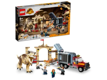 LEGO 76948 Jurassic World  Ucieczka tyranozaura i atrociraptora
