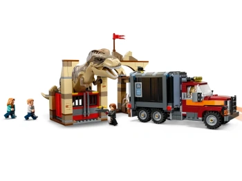 LEGO 76948 Jurassic World  Ucieczka tyranozaura i atrociraptora