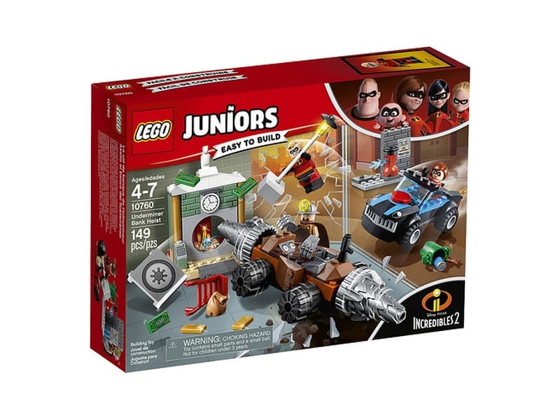 LEGO Juniors Iniemamocni 10760 Napad Człowieka Szpadla na bank