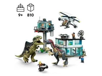 LEGO 76949 Jurassic World Atak giganotozaura i terizinozaura