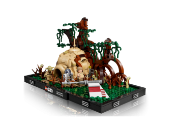 klocki LEGO 75330 Star Wars Diorama: Szkolenie Jedi na Dagobah
