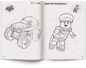 LEGO NA6003 CITY KOLOROWANKA Z NAKLEJKAMI