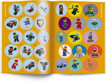 LEGO NA6003 CITY KOLOROWANKA Z NAKLEJKAMI