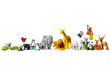 Klocki LEGO DUPLO 10975 Dzikie zwierzęta świata