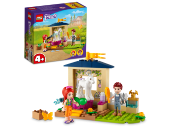 LEGO 41696 Friends Kąpiel dla kucyków w stajni
