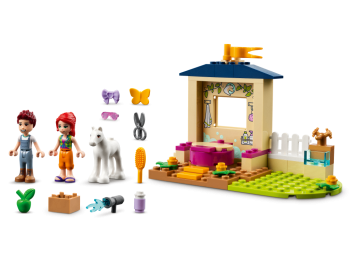 LEGO 41696 Friends Kąpiel dla kucyków w stajni