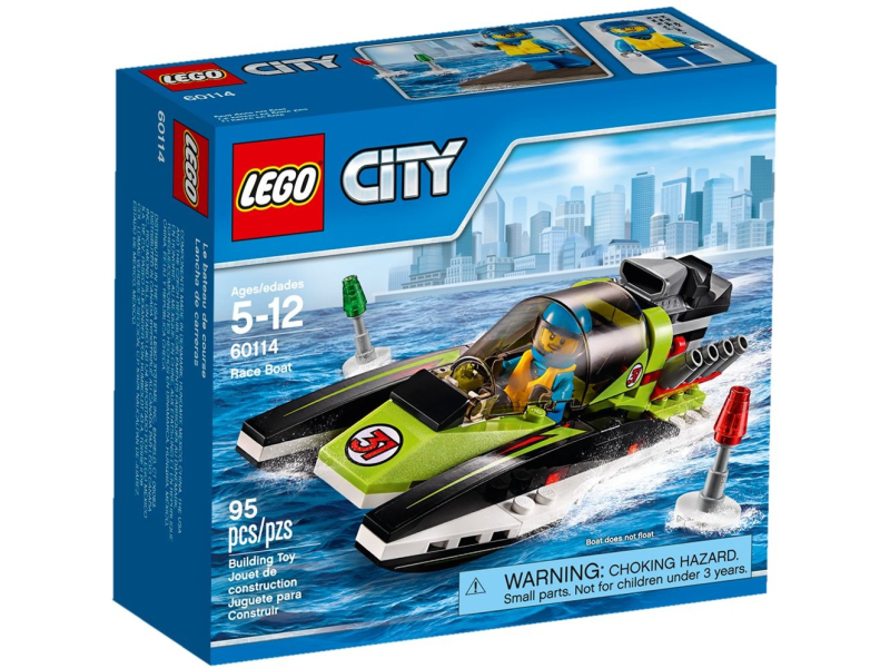 LEGO City 60114 Łódź wyścigowa