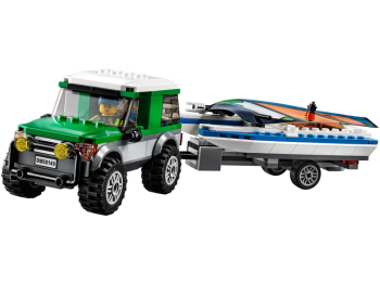 LEGO City 60149 Terenówka 4x4 z katamaranem