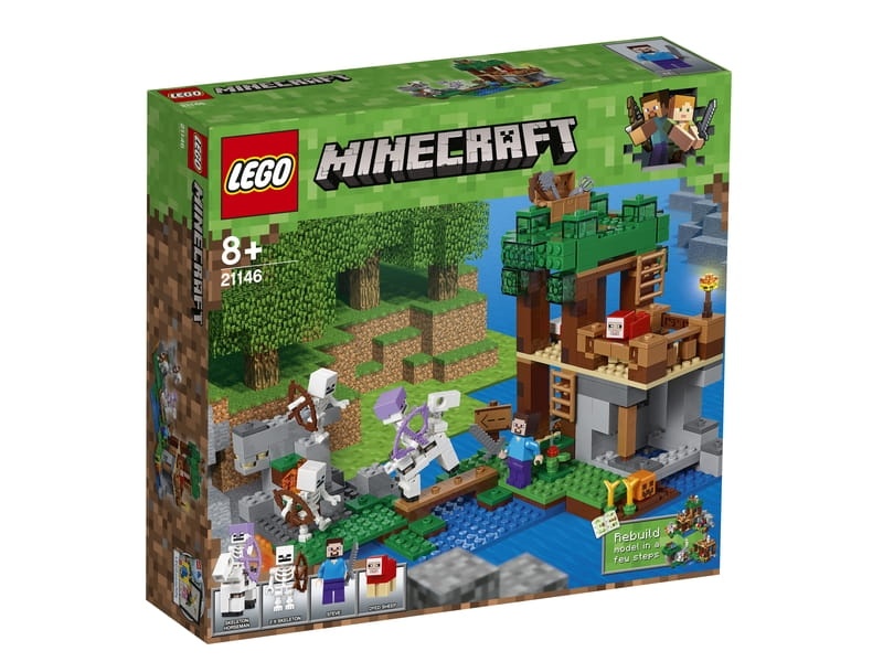  LEGO Minecraft 21146 Atak szkieletów