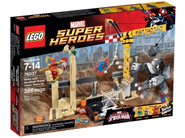 LEGO Super Heroes 76037 Atak Rhino i Sandmana