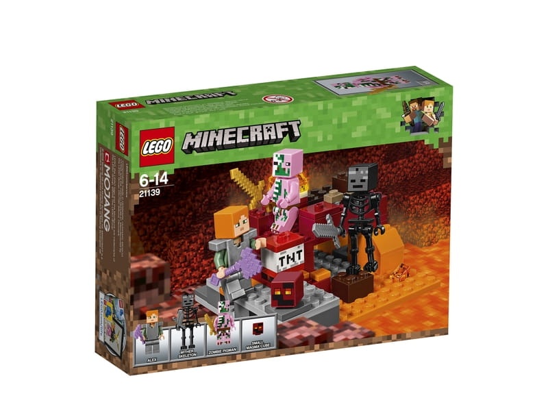LEGO Minecraft 21139  Walka w Netherze