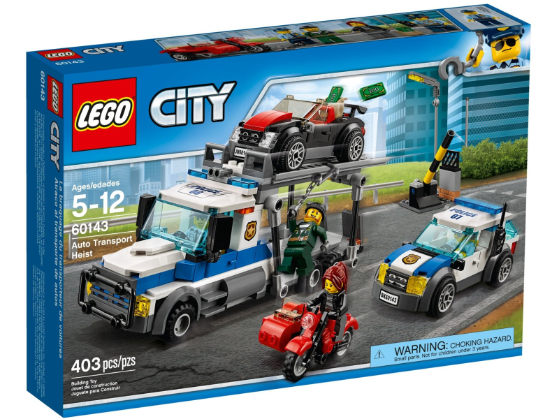 LEGO City 60143 Skok na transporter samochodów