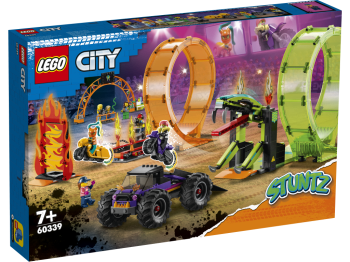 LEGO 60339 City Kaskaderska arena z dwoma pętlami