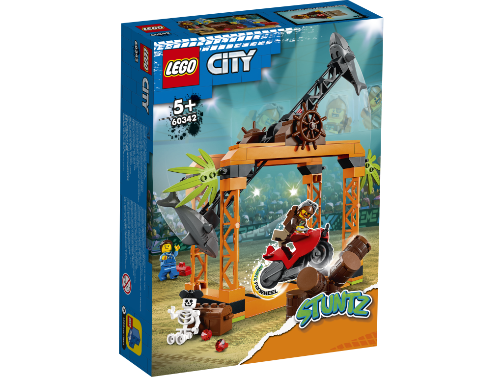 LEGO 60342 City Wyzwanie kaskaderskie: atak rekina