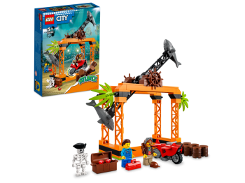 LEGO 60342 City Wyzwanie kaskaderskie: atak rekina