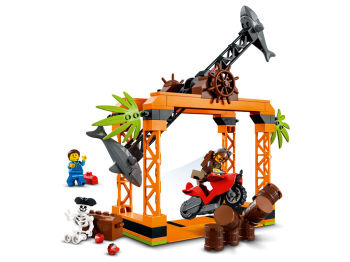LEGO 60342 City Wyzwanie kaskaderskie: atak rekina