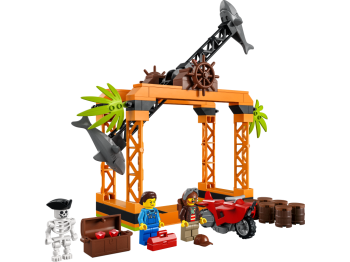 LEGO 60342 City Wyzwanie kaskaderskie: atak rekina