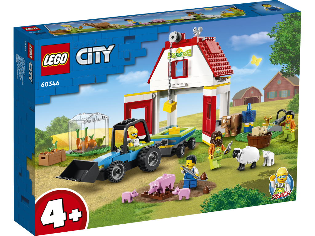 LEGO 60346 City Stodoła i zwierzęta gospodarskie