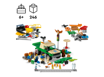 LEGO 60353 City Misje ratowania dzikich zwierząt