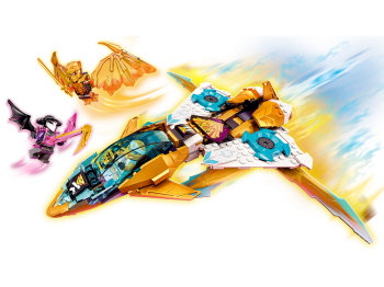 LEGO 71770 Ninjago Złoty smoczy odrzutowiec Zane’a