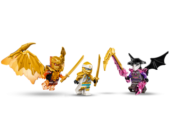 LEGO 71770 Ninjago Złoty smoczy odrzutowiec Zane’a