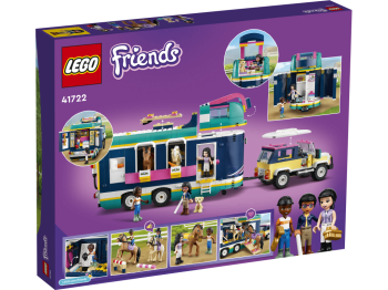 LEGO 41722 Friends Przyczepa na wystawę koni