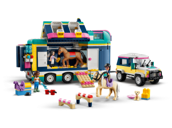 LEGO 41722 Friends Przyczepa na wystawę koni