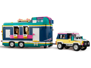 LEGO 41722 Friends Przyczepa na wystawę koni