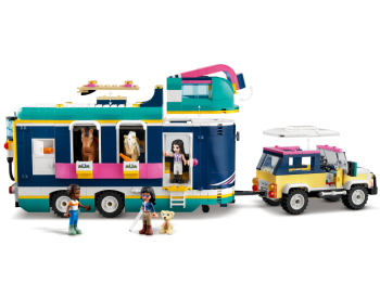 LEGO 41722 Friends Przyczepa na wystawę koni