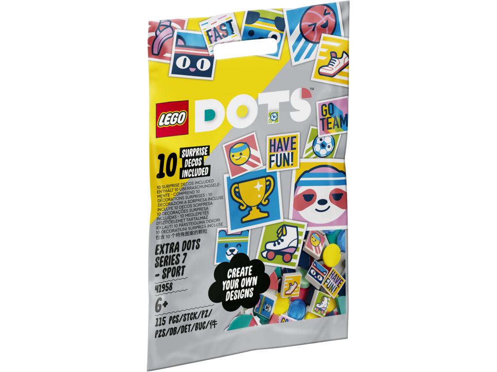 LEGO 41958 DOTS Dodatki DOTS - seria 7: SPORT