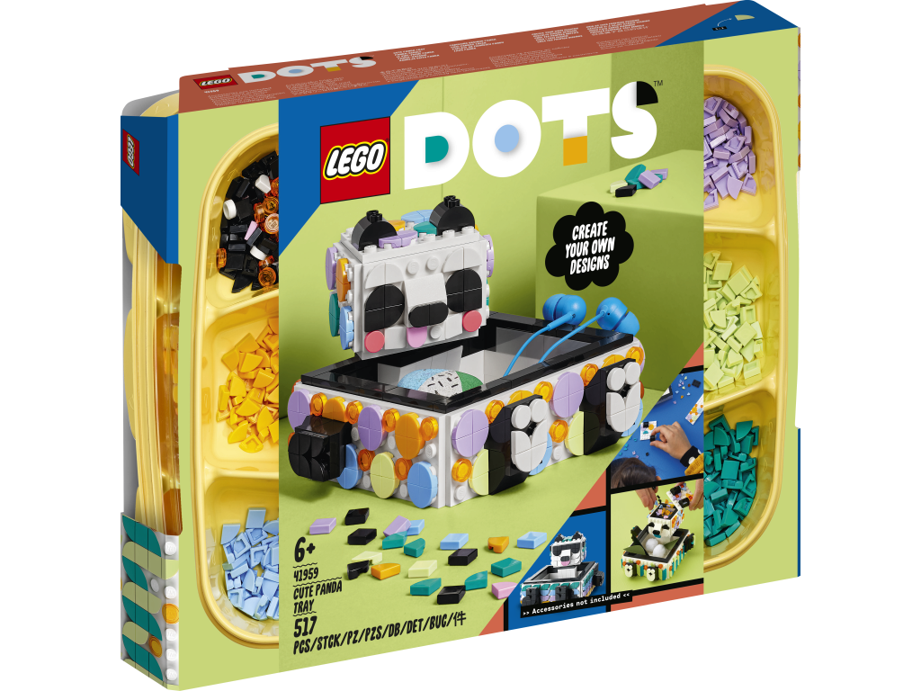 LEGO 41959 DOTS Pojemnik z uroczą pandą