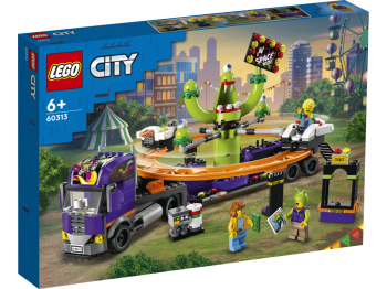 LEGO 60313 City Ciężarówka z kosmiczną karuzelą