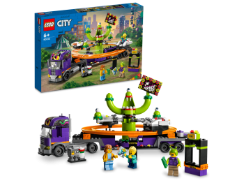 LEGO 60313 City Ciężarówka z kosmiczną karuzelą