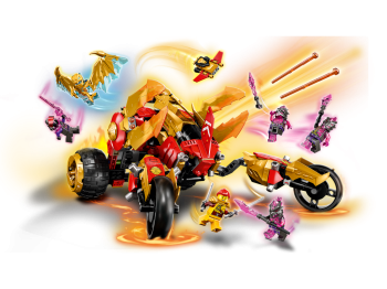 LEGO 71773 NINJAGO Złoty smoczy ścigacz Kaia