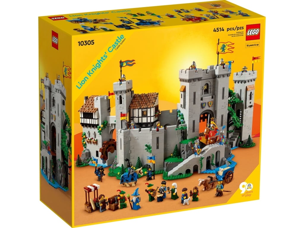 LEGO 10305 Icons Zamek rycerzy herbu Lew