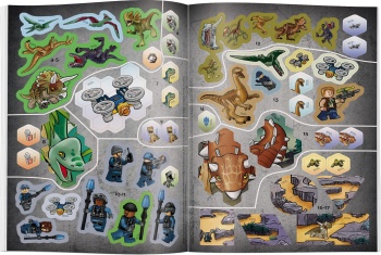 LEGO LTSY6202 JURASSIC WORLD PONAD 800 NAKLEJEK