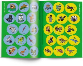 LEGO NA6203 JURASSIC WORLD KOLOROWANKA Z NAKLEJKAMI