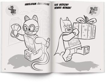 LEGO NA6451 DC COMICS KOLOROWANKA Z NAKLEJKAMI