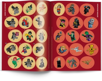 LEGO NA6451 DC COMICS KOLOROWANKA Z NAKLEJKAMI