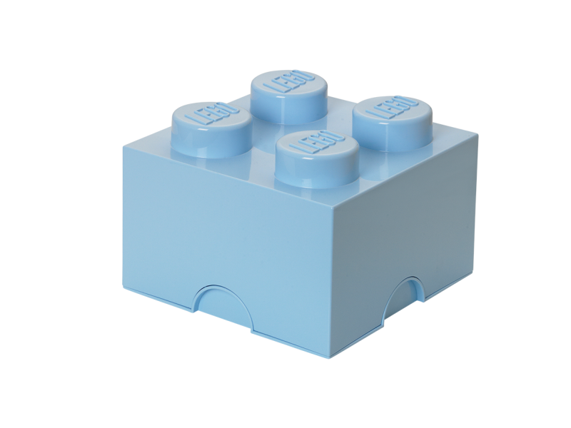 LEGO 40031736 Pojemnik na klocki 2x2 jasnoniebieski