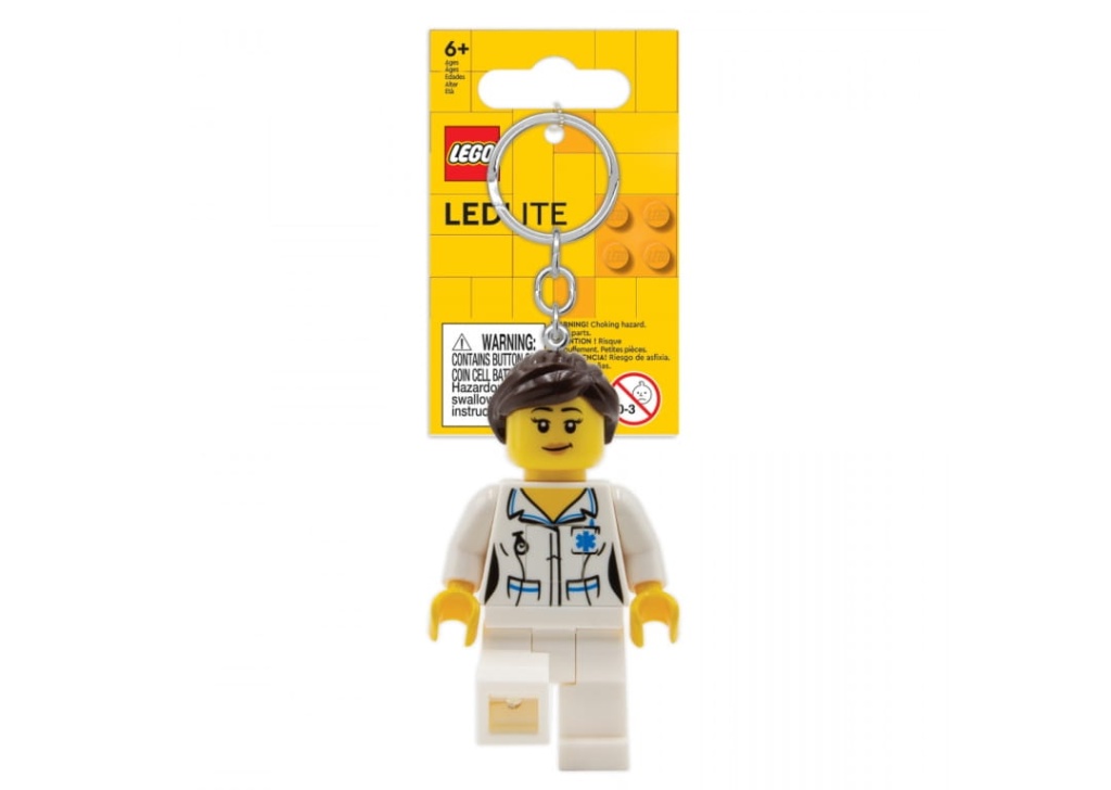 LEGO Classic KE186 Brelok do kluczy z latarką Pielęgniarka